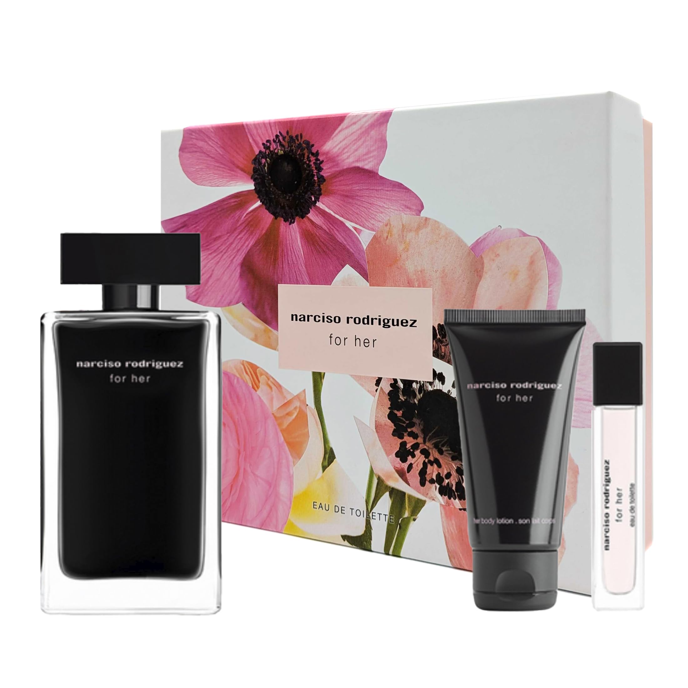 Amazon.com : Narciso Rodriguez FOR HER Gift Set (Eau de Toilette